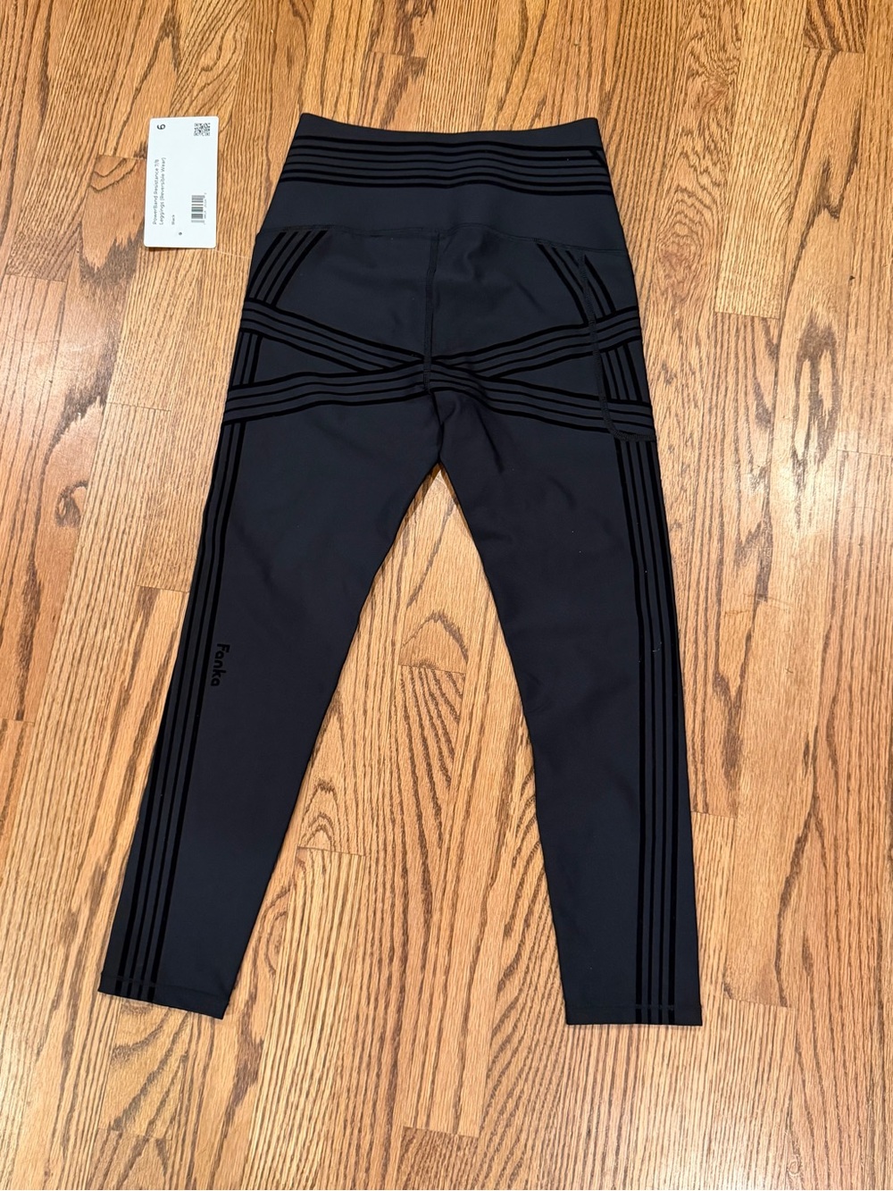 Fanka black Powerband Resistance Leggings 7/8 - Picture 3 of 4